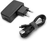 Aukru® 2-in-1 Ladegerät Netzteil 5 V/2000 mA + Micro-USB-Kabel für Raspberry Pi, Samsung Galaxy S6/S5/S4/S3, Galaxy Tab 3, Note 4/3/2, Google Nexus 7, MP4, HTC One M8, Nokia 520, Power Banks und