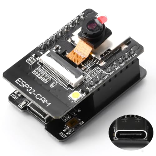 Aideepen ESP32-CAM W-BT Board ESP32-CAM-MB Typ-C zu Serial Port CH-340G mit OV2640 2MP Kameramodul Dual Mode Unterstützung NodeMCU.