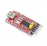 HiLetgo FT232RL FTDI Mini USB auf TTL Serielles Konverter-Adaptermodul 3,3 V 5,5 V FT232R Breakout FT232RL USB auf serielle Mini-USB auf TTL Adapterplatine für Arduino