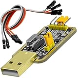 AZDelivery UART-TTL USB Adapter mit CH340G Konverter für 3.3V und 5V mit Jumperkabel kompatibel mit Arduino inklusive E-Book!