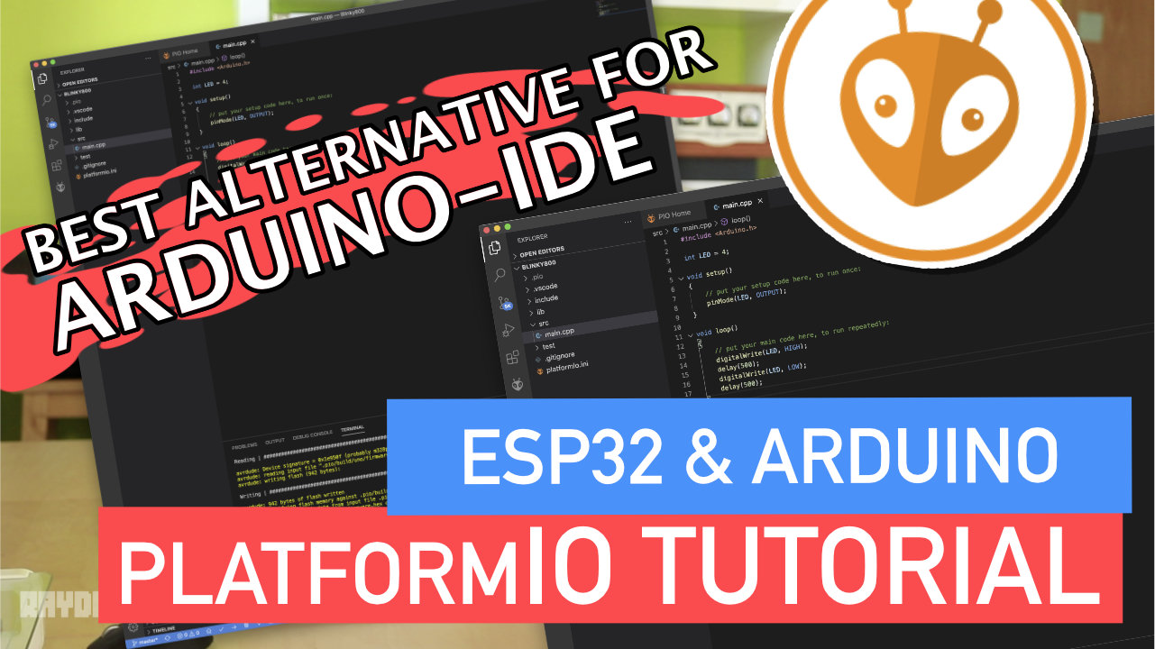Featured image for “Arduino & ESP32 programming with PlatformIO and Visual Studio Code”