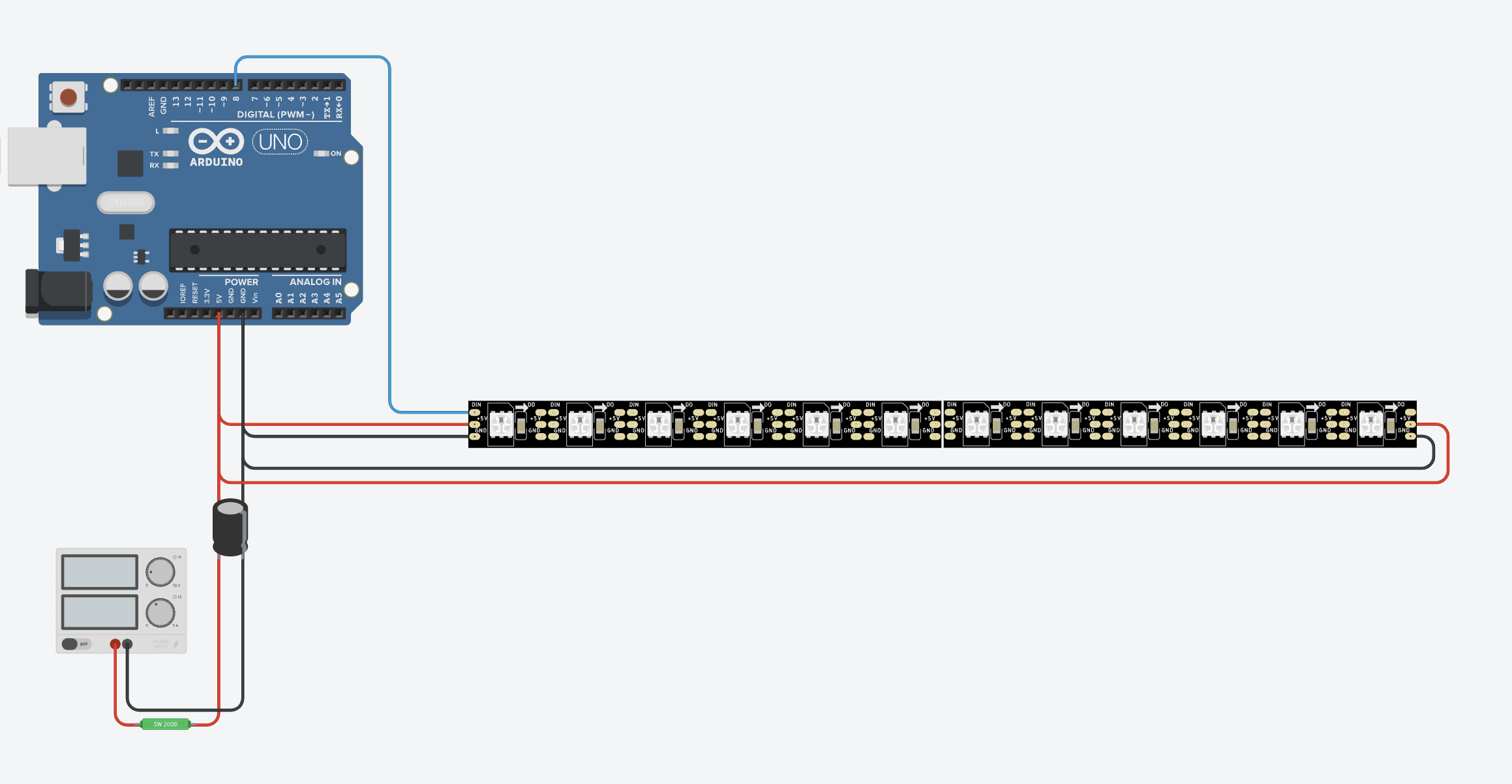 Programmierbare LED Streifen (Digitale Effekte) 