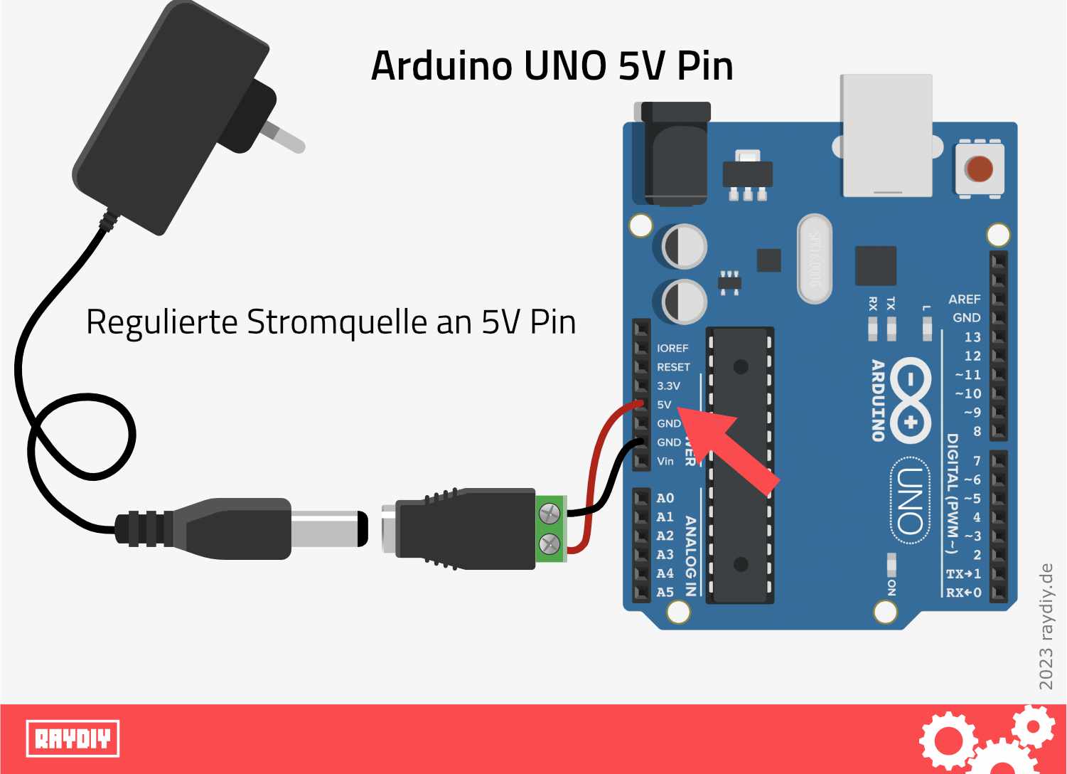 Arduino UNO 5V Pin und regulierte Stromquelle