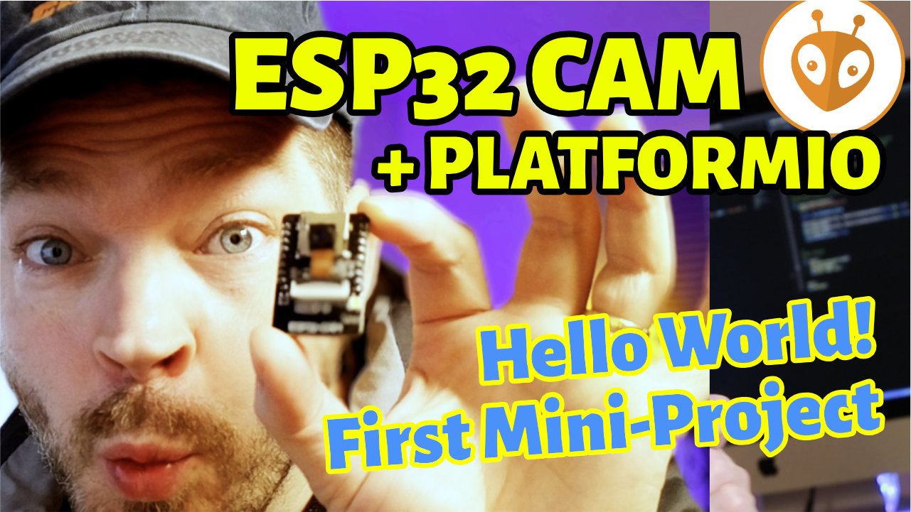 Featured image for “ESP32 Cam + PlatformIO – First Project: Flash Light (Hello World)”