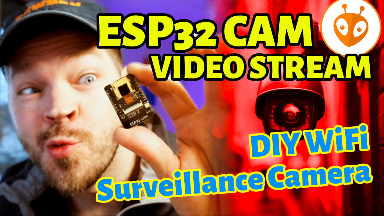 Featured image for “ESP32 Cam + PlatformIO: Surveillance Camera with Live Video Stream via Webserver”